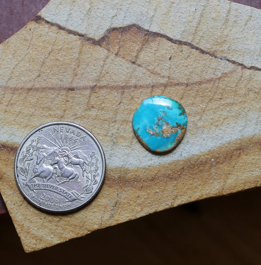 5 carat blue Stone Mountain Turquoise cabochon