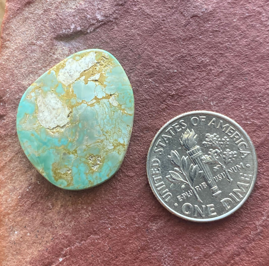 10 carat green Stone Mountain Turquoise Nevada cabochon