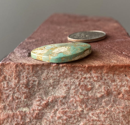 10 carat green Stone Mountain Turquoise Nevada cabochon