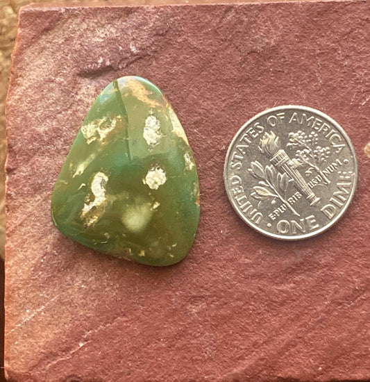 14 carat dark green Stone Mountain Turquoise cabochon