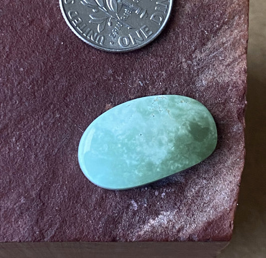 8 carat green natural Stone Mountain Turquoise cabochon