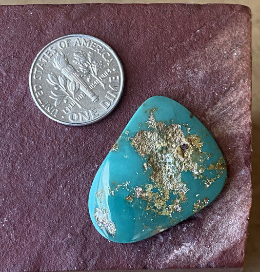 16 carat green Stone Mountain Turquoise cabochon
