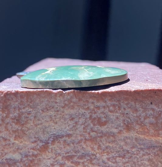 24 carat sea green Stone Mountain Turquoise cabochon