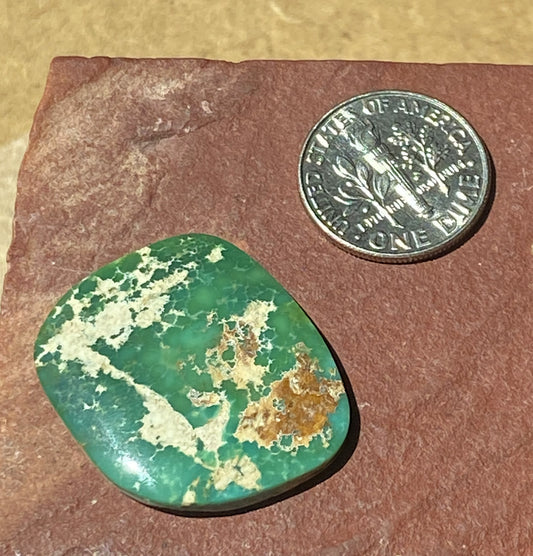 19 carat green Stone Mountain Turquoise cabochon