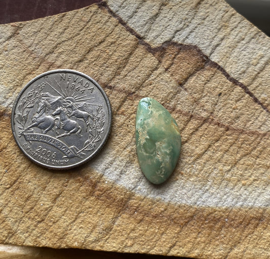 5 carat green natural Stone Mountain Turquoise cabochon