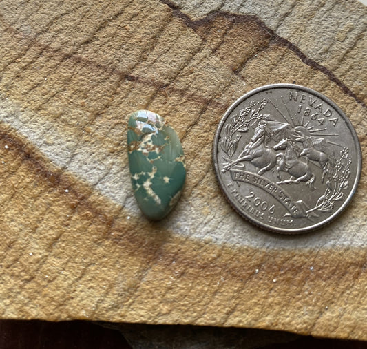 5 carat natural green Stone Mountain Turquoise cabochon