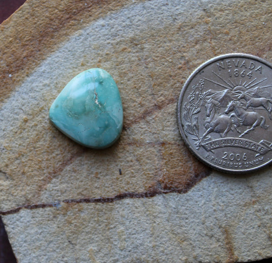 7 carat green Stone Mountain Turquoise cabochon