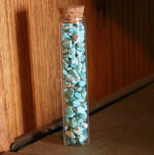 Rockhounder's gift of natural blue turquoise nuggets
