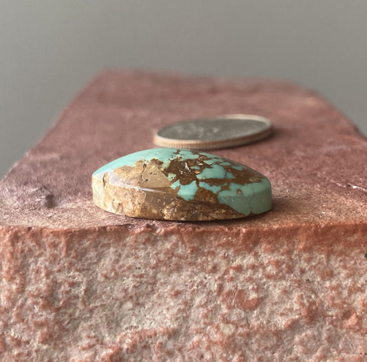 13 carat blue Stone Mountain Turquoise cabochon
