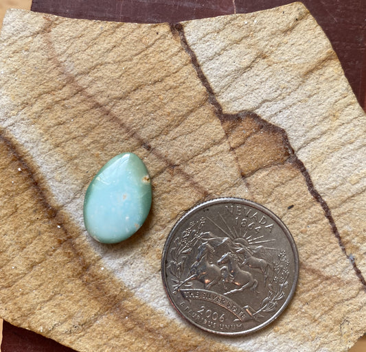 5 carat light blue Stone Mountain Turquoise cabochon