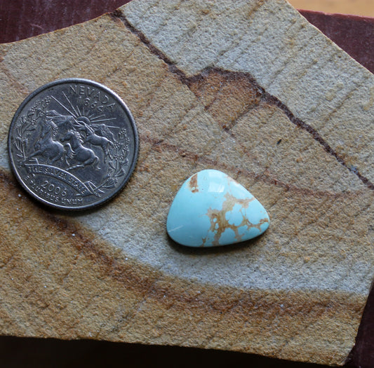 6 carat light blue Stone Mountain Turquoise cabochon