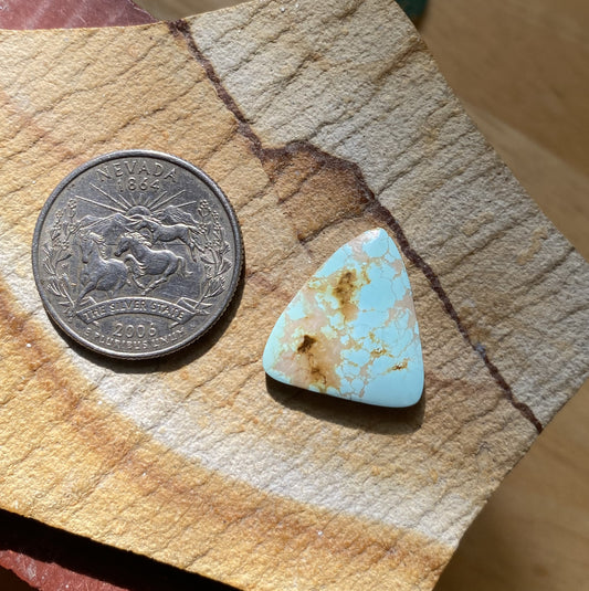 8 carat light blue natural Stone Mountain Turquoise cabochon