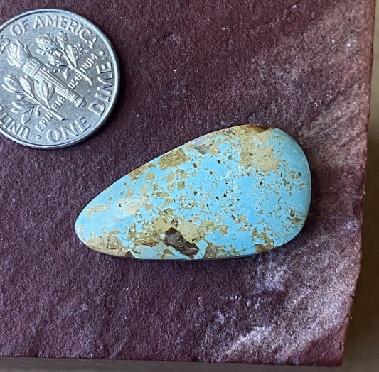 17 carat light blue Stone Mountain Turquoise cabochon