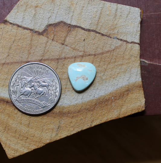 4 carat light blue Stone Mountain Turquoise cabochon