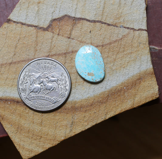 4 carat blue Stone Mountain Turquoise cabochon