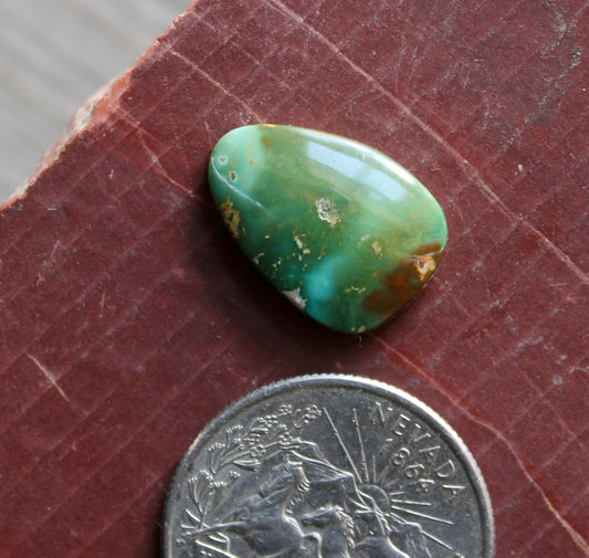 7 carat green Stone Mountain Turquoise cabochon