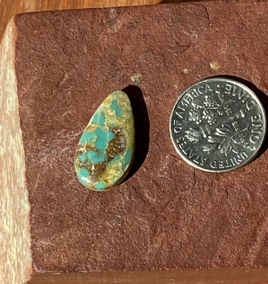 6 carat natural boulder-cut Stone Mountain Turquoise cabochon