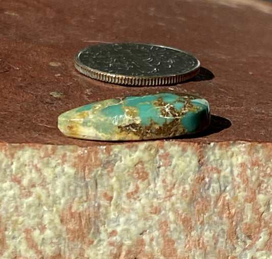 6 carat natural boulder-cut Stone Mountain Turquoise cabochon