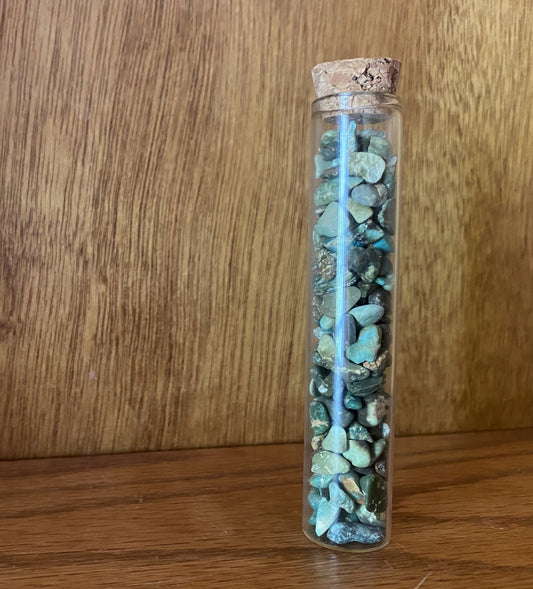 Rockhounder's gift of natural green turquoise nuggets