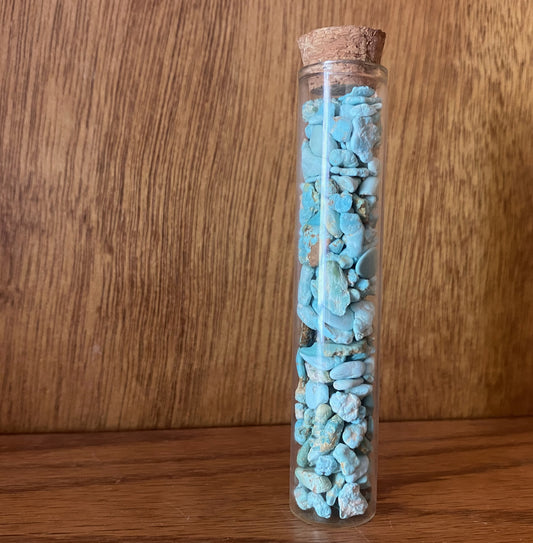 Rockhounder's gift of natural light blue turquoise nuggets