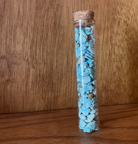 Rockhounder's gift of natural blue turquoise nuggets