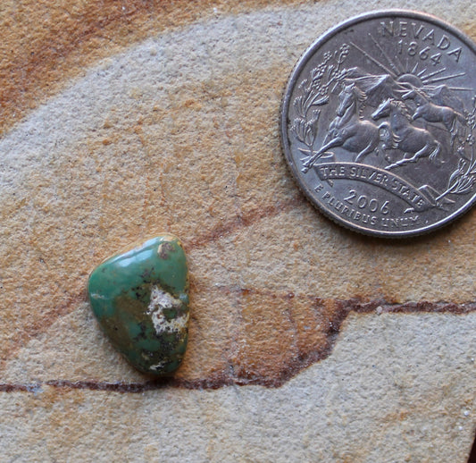 5 carat green Stone Mountain Turquoise cabochon