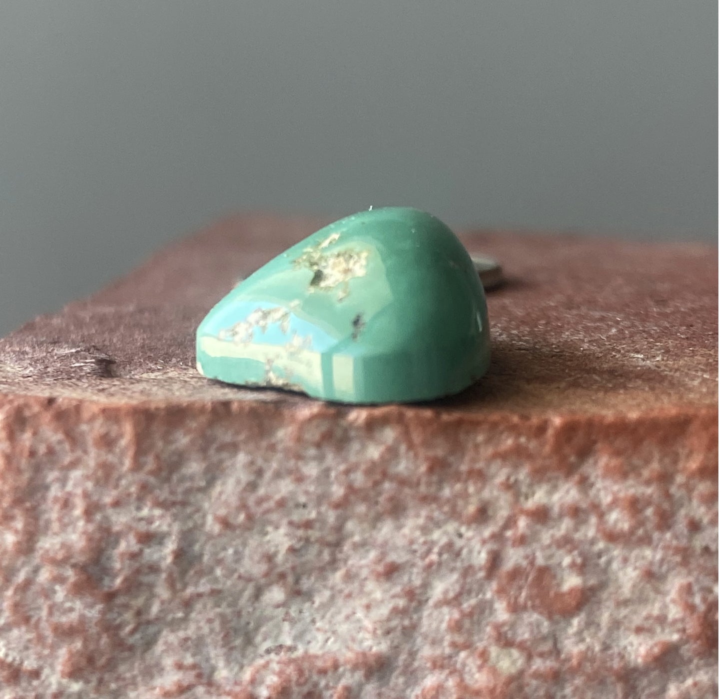 15 carat turquoise cabochon from Yerington Nevada (Singatse Range)