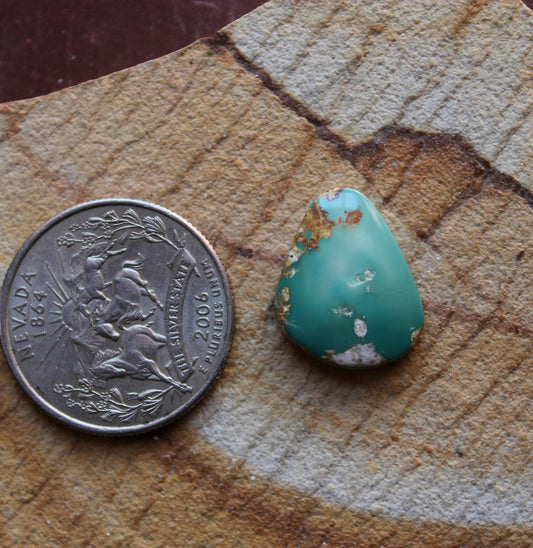 7 carat green Stone Mountain Turquoise cabochon