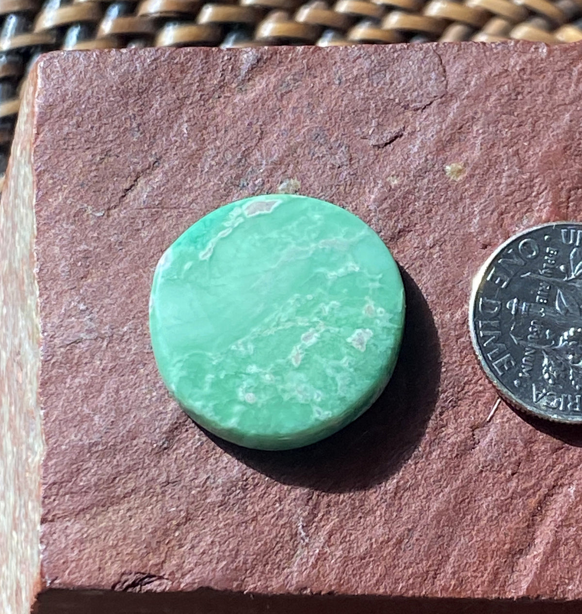 16 carat natural Lucin variscite cabochon