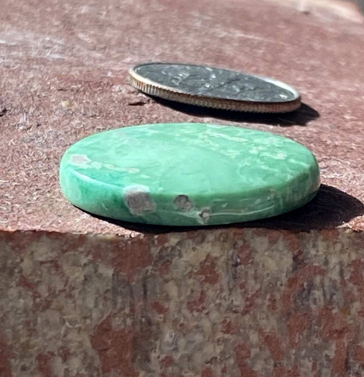 16 carat natural Lucin variscite cabochon