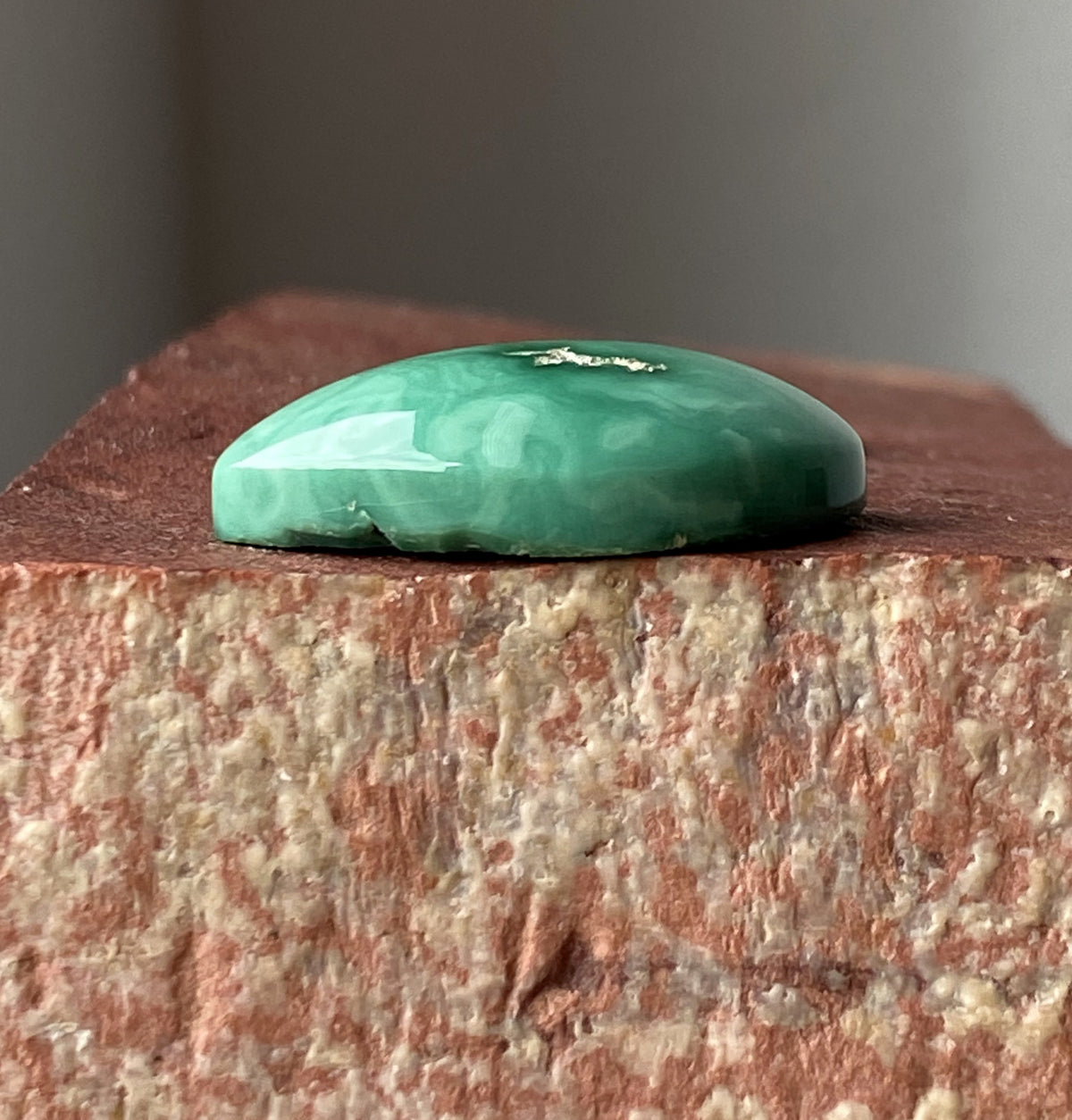 21.4 carat green natural Tonopah variscite cabochon