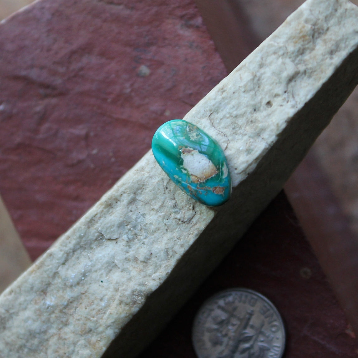 5 carat color change Stone Mountain Turquoise cabochon
