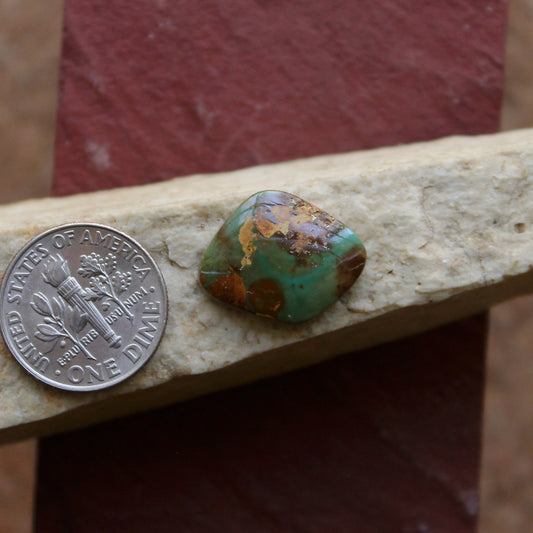 7 carat green Stone Mountain Turquoise cabochon