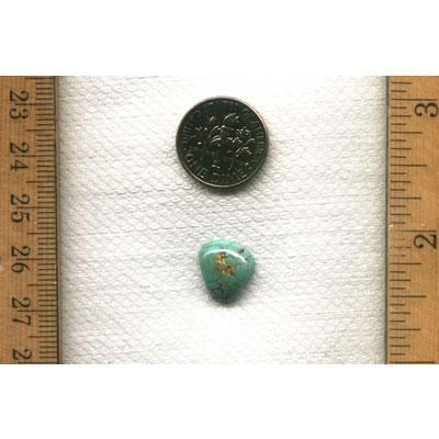 A blue Harcross turquoise cabochon from the northern Nevada. This turquoise cabochon is un-backed and untreated.
