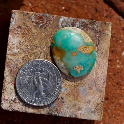 Green boulder turquoise with contrasting interesting patterning