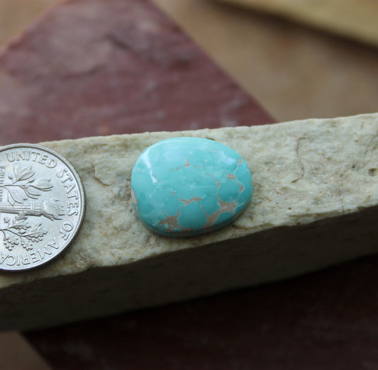 7 carat blue Stone Mountain Turquoise cabochon