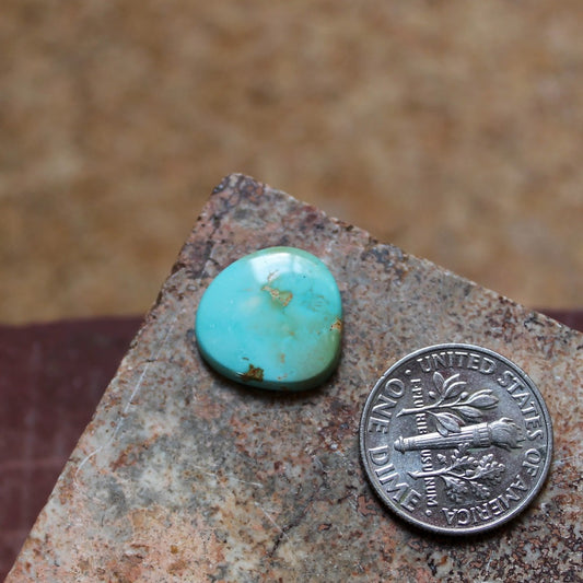 5.3 carat blue Stone Mountain Turquoise cabochon