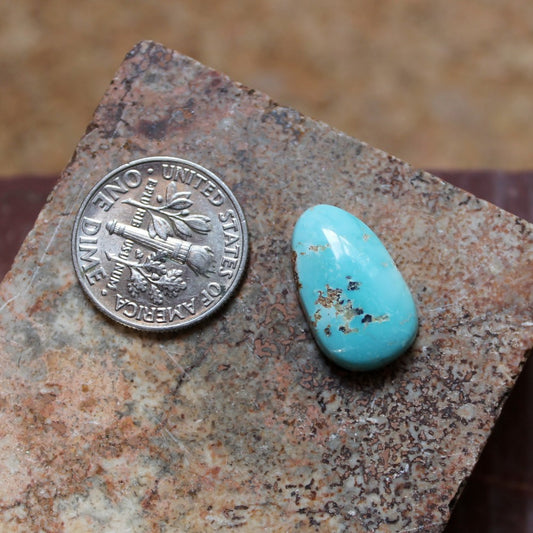 6.8 carat blue Stone Mountain Turquoise cabochon