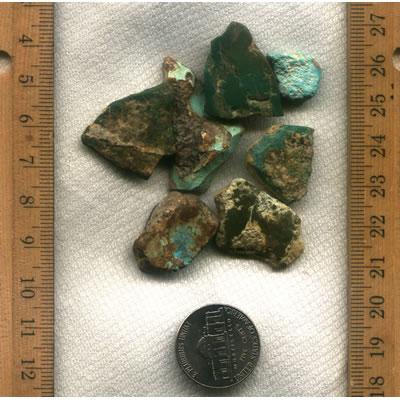 This batch of Stone Mountain Turquoise gemstones show off a variety of high quality traits from some of our favorite turquoise veins at Stone Mountain Mine.